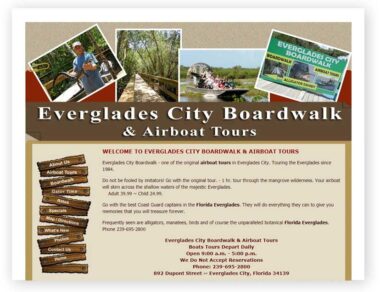 Everglades City Boardwalk and Airboat