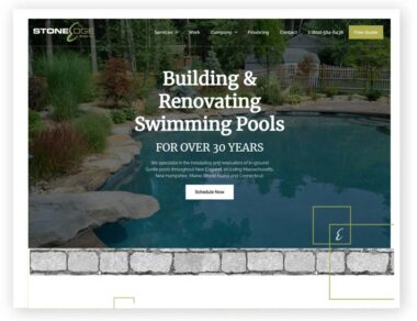 Stone Edge Pool Designs